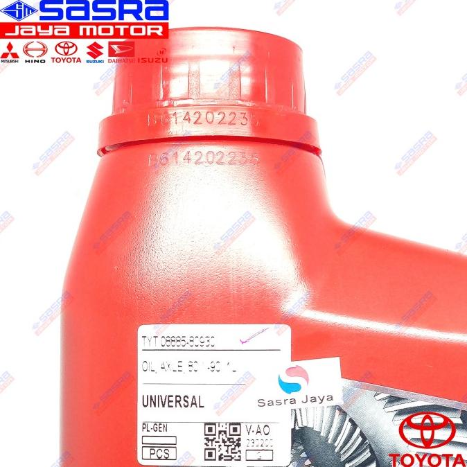 Oli Differential GL5-90 TMO| 1 Liter - TOYOTA GENUINE