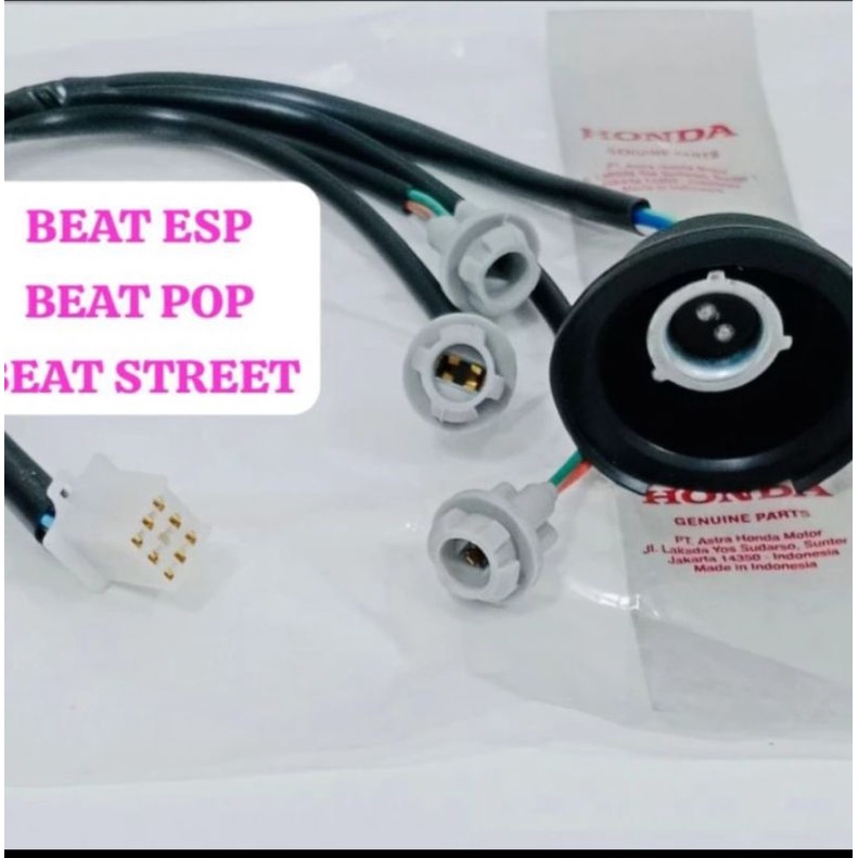 FITING LAMPU DEPAN BEAT ESP BEAT POP BEAT STREET FITTING PITING SOKET LAMPU DEPAN HONDA