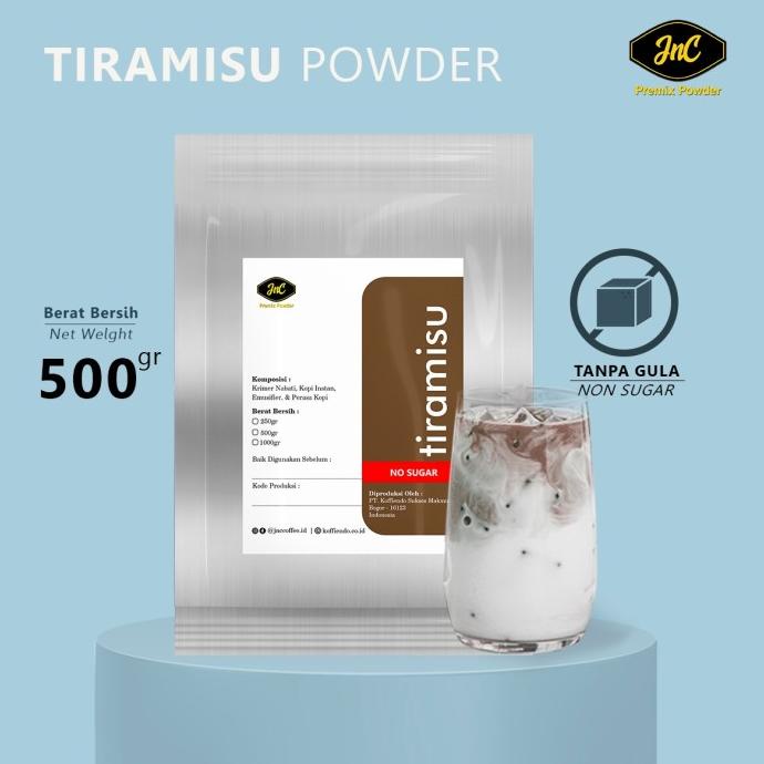 

JnC Tiramisu Tanpa Gula 500gr / bubuk minuman tiramisu