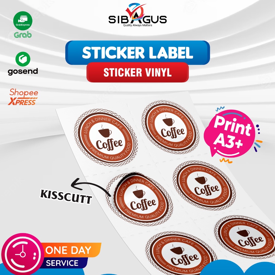 

WCKX0515 Stiker Label Kemasan | Stiker Vinyl Anti Air | Stiker kemasan frozen food | Stiker A3+