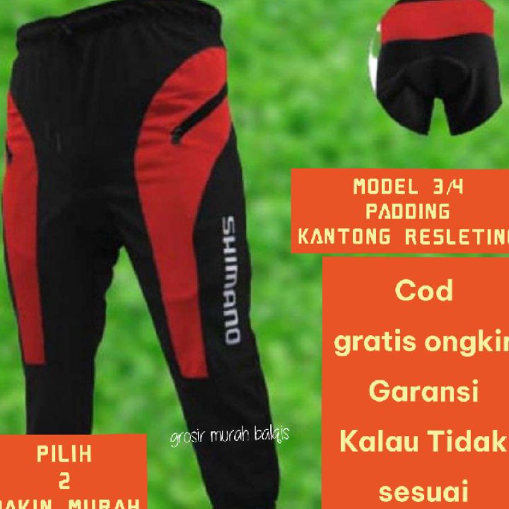 Terupdate CELANA SEPEDA 3/4 PRIA BIG SIZE JUMBO / CELANA GOWES JUMBO / CELANA SEPEDAH JUMBO / CELANA