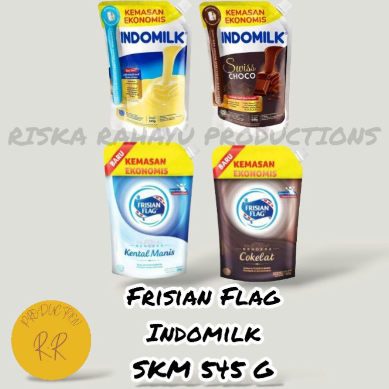 

CMMT4351 Indomilk & Frisian Flag SKM Susu Kental Manis Kemasan Pouch 545g