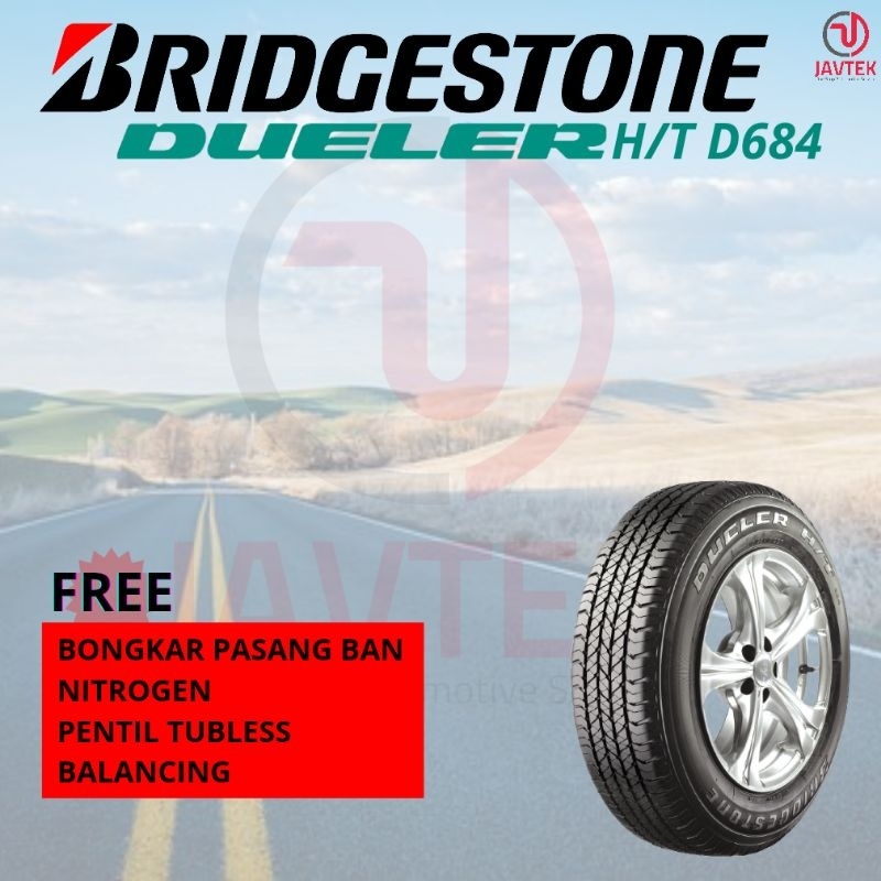 Ban mobil Bridgestone Dueler H/T 265/60 R18 D684 Ban Mobil Fortuner Pajero 265 60 R18 Ban mobil ring