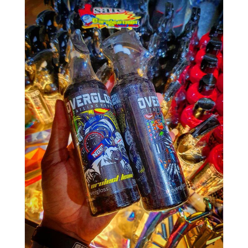 Overgloss Spray Premium Silicone Detailing Pengkilap Body Alus Deck Kasar Semir Ban Multiguna Dll.