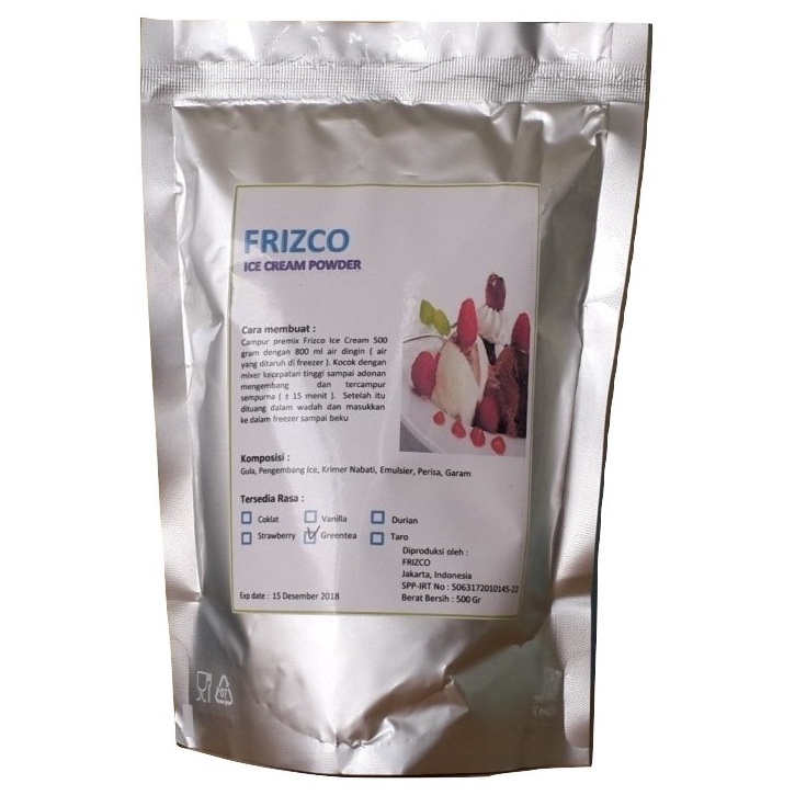 

CMBD8493 FRIZCO bubuk es krim 500gr frisco ice cream powder fresco frisko tepung serbuk bubuk eskrim instan hard serve mixer grosir distributor produsen