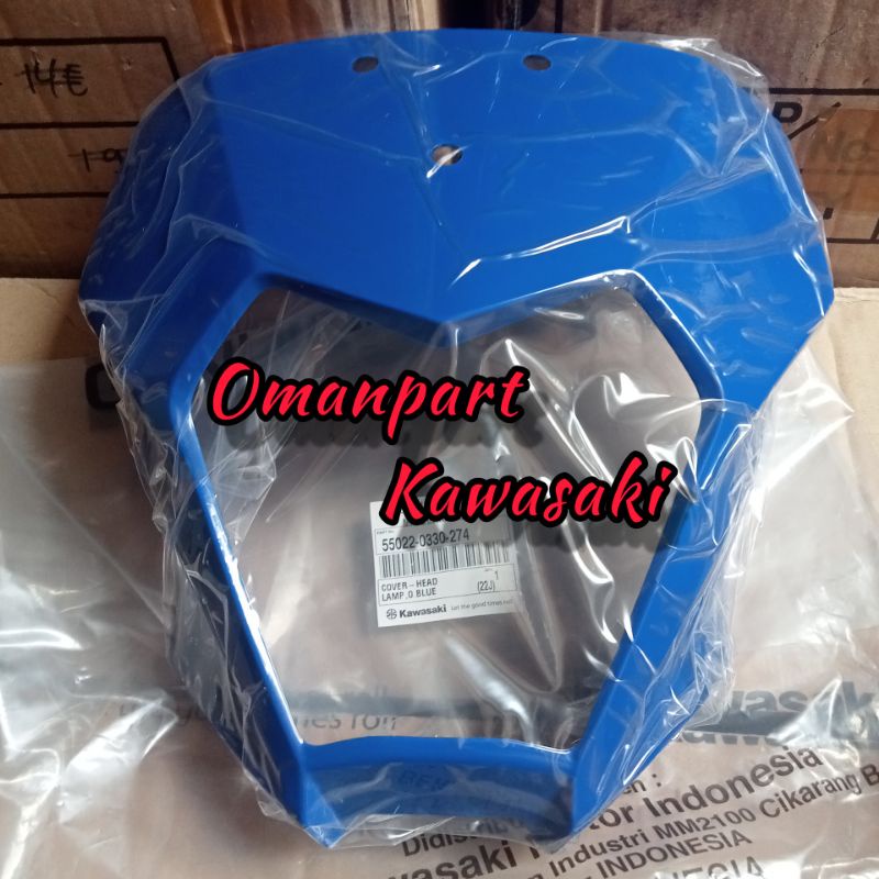 BATOK LAMPU DEPAN KLX 230 KLX230 NEW 2022 BIRU ORIGINAL KAWASAKI