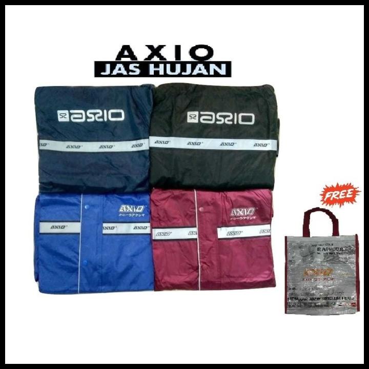 Jas Hujan Axio Jaket Hujan Axio Original Free Totebag Axio