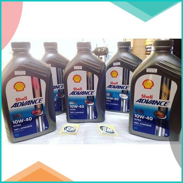 Shell Advance Ultra 10W - 40 1 Liter Oli Motor Full Synthetic 20JVLZ3 accessories