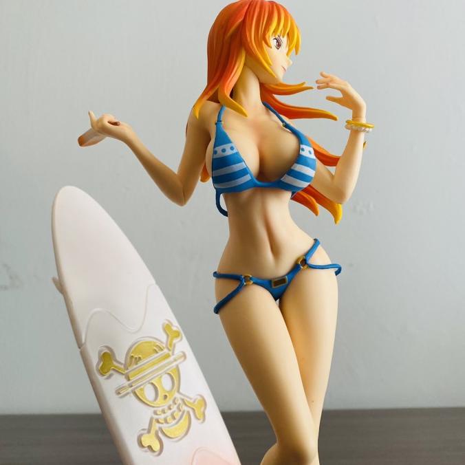 New Product  Statue Nami Bikini Swimsuit Beach 35Cm Cast Off - Siap Kirim