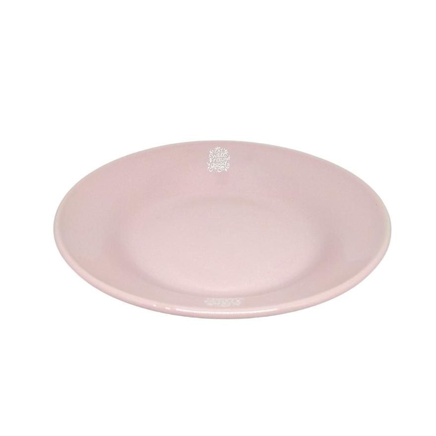 Kedaung Piring Stoneware Pastel Pink 8"