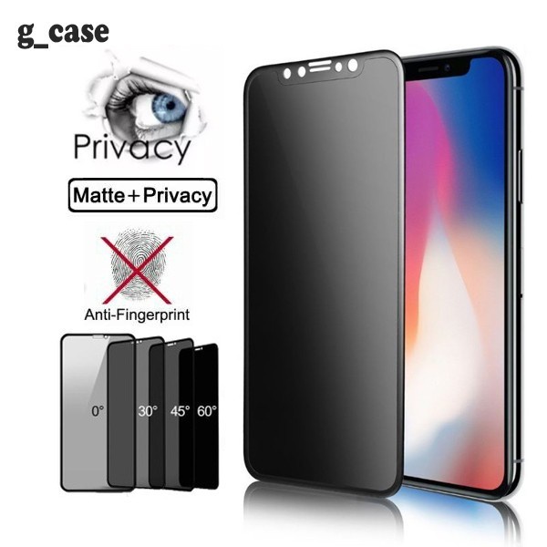 Tempered Glass Privacy Spy Matte Iphone Xr 11 Full Screen Anti Gores