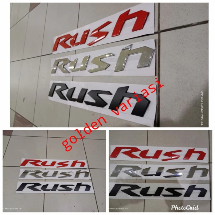 Emblem Kap Mesin / Logo Kap Mesin Mobil Toyota Rush terpercaya