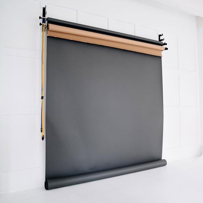 Stand Background Bracket Green Screen Tiang Backdrop Manual Chain Roll