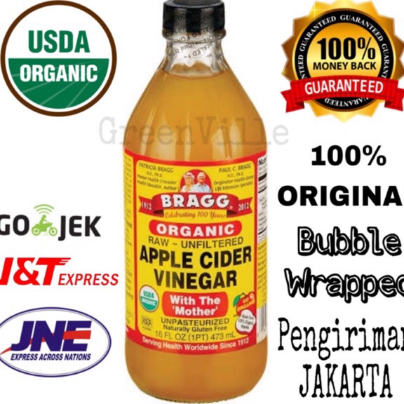 

HLNF0293 Terlaku.../ Bragg Apple Cider Vinegar 473ml Cuka Apel Organik