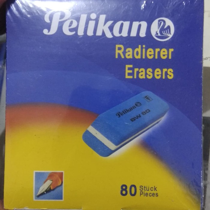 

Ghapus Pelikan Radierer Erasers Bw 80 Full U Kecil