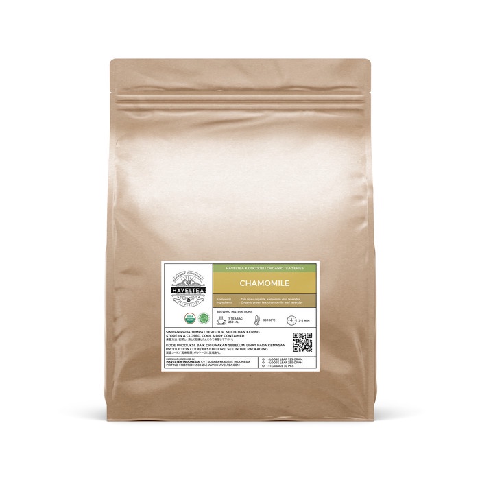 

CHAMOMILE Pouch Cocodeli by Haveltea Organic Floral Green Tea