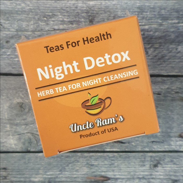 

Uncle Rams Teh Herbal Tea Natural Herbs Organic USA Detoks Malam
