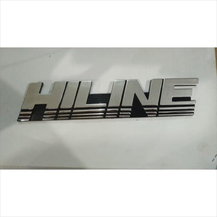 Emblem Logo Sticker Tempelan Tulisan Hiline Daihatsu Panjang 20 cm terbaik