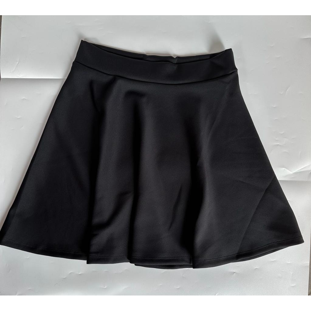 Rok Scuba Rok Mini Skirt Rok Pendek Rok Hitam Korean Style Olahraga zumba Senam