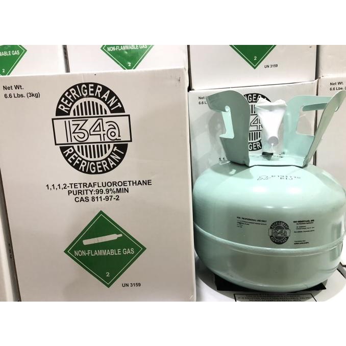 &<&<&<&] Freon R134a Refrigerant 3 kg Tabung Kecil