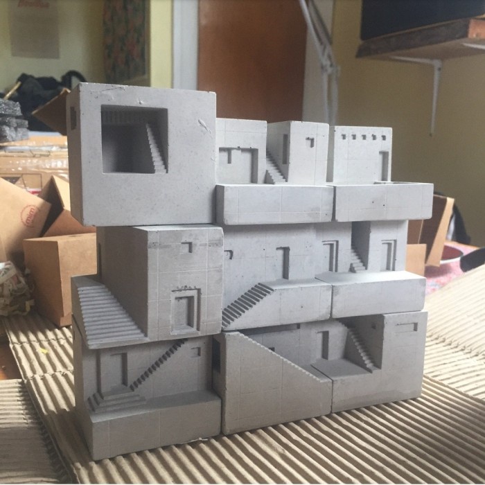 Miniatur Rumah Untuk Pot Sukulen/ Hiasan Aquarium Ready