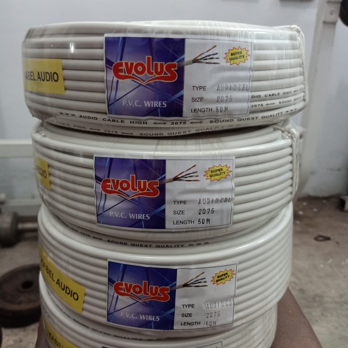 Kabel Listrik Serabut 2x0.75 NYYHYO Evolus Serabut