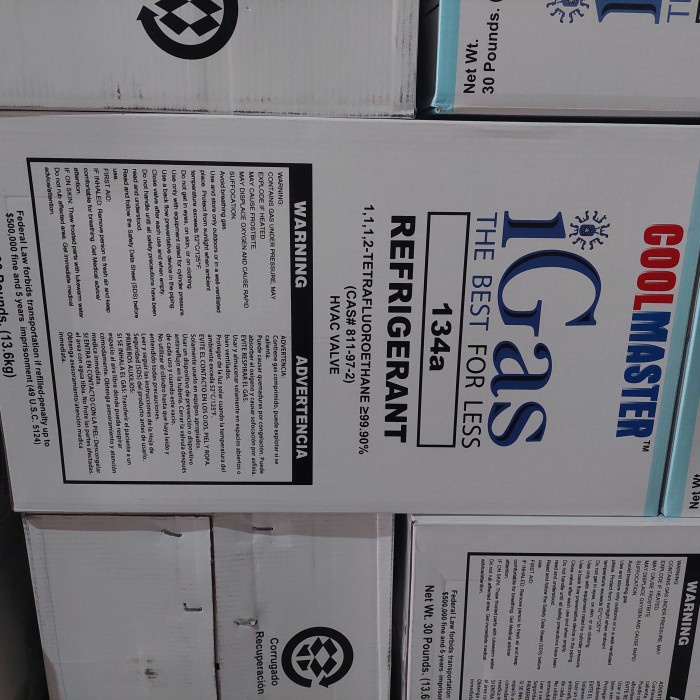 freon igas I-Gas pure refrigerant R134a 13,6kg murni freon berkualitas star