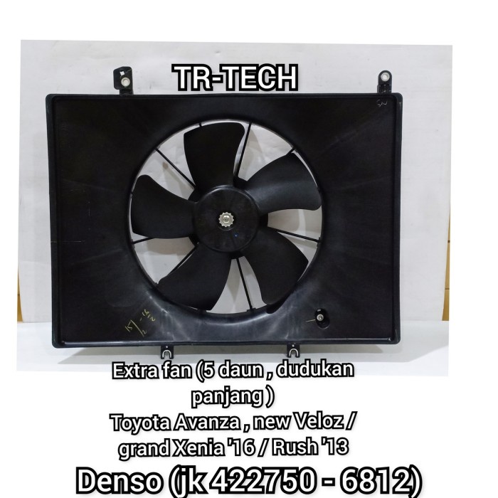 SHROUD FAN EXTRA FAN DENSO ALL NEW AVANZA VELOZ / XENIA / RUSH ASLI star