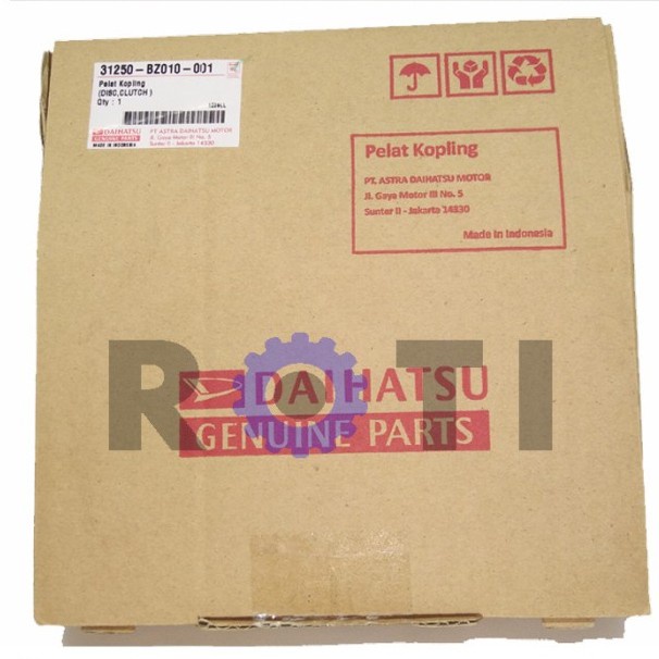 PLAT KAMPAS KOPLING XENIA 1.0 ORIGINAL DAIHATSU D31250-BZ010-001 best deal