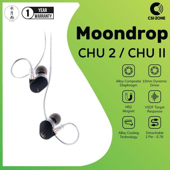 Moondrop Chu2 / Chu 2 / Chu Ii Dynamic Driver In Ear Monitor Earphone