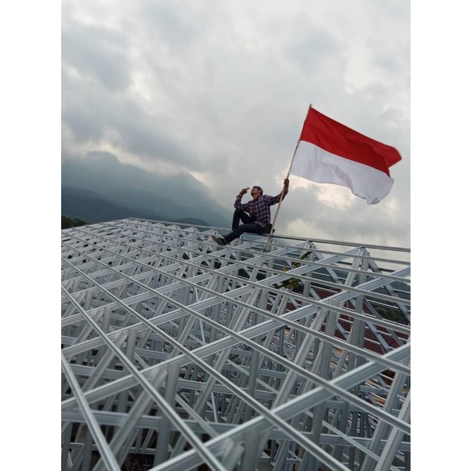 PEMASANGAN ATAP GENTENG PASIR SPANDEK DAN RANGKA BAJA RINGAN JABODETAK KELVINPRAMA5