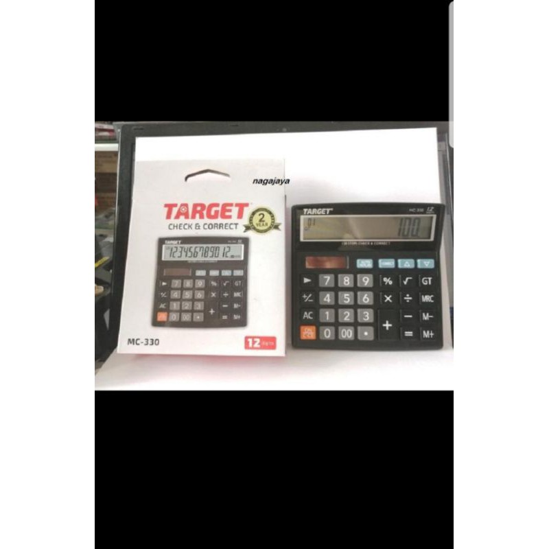 

Kalkulator Target Mc-330 Kalkulator 12 Digit Kalkulator Dagang