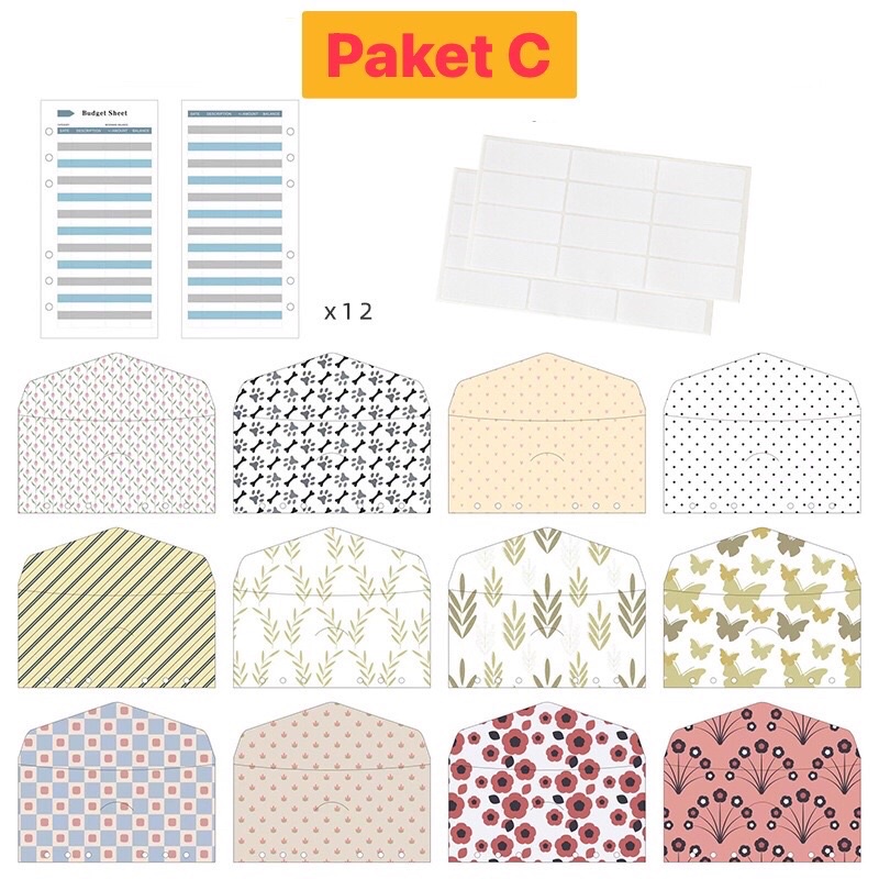 

Cash Envelope Amplop Keuangan A6