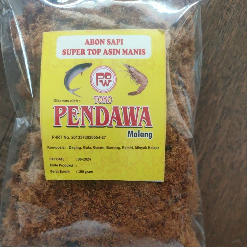 

Abon sapi SuperTop asin manis 100gr