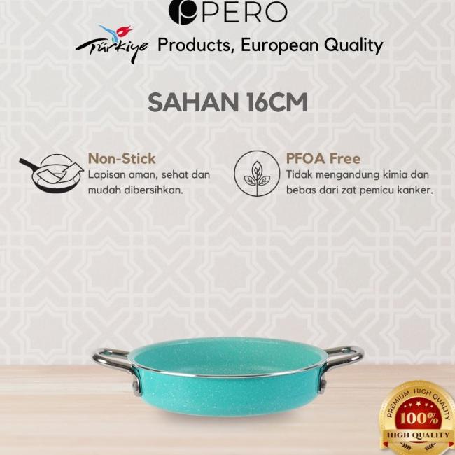 Pero Sahan Frypan 16Cm Granite Nonstick Wajan Granite Anti Lengket