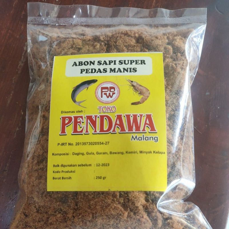 

Abon Sapi Pedas Manis 250gr