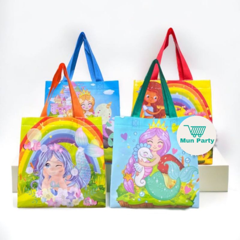 

Tas Souvenir Ulang Tahun Anak / Goodie Bag Ulang Tahun Mermaid BR - S