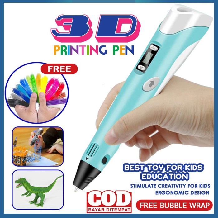 

Promo Pena 3 Dimensi 3D Pen Generation 2 New Model Ultra Slim Stereoscopic