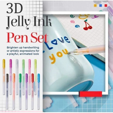 

Pulpen Pewarna Kaca Pen Gel Spidol Glass Pastel Dekorasi Gelas Cat Terbaru