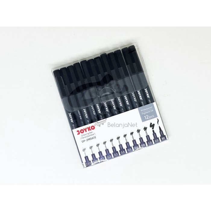 

Pena Gambar Drawing Pen Joyko Dp-298Sa12 12 Ukuran Terbaru
