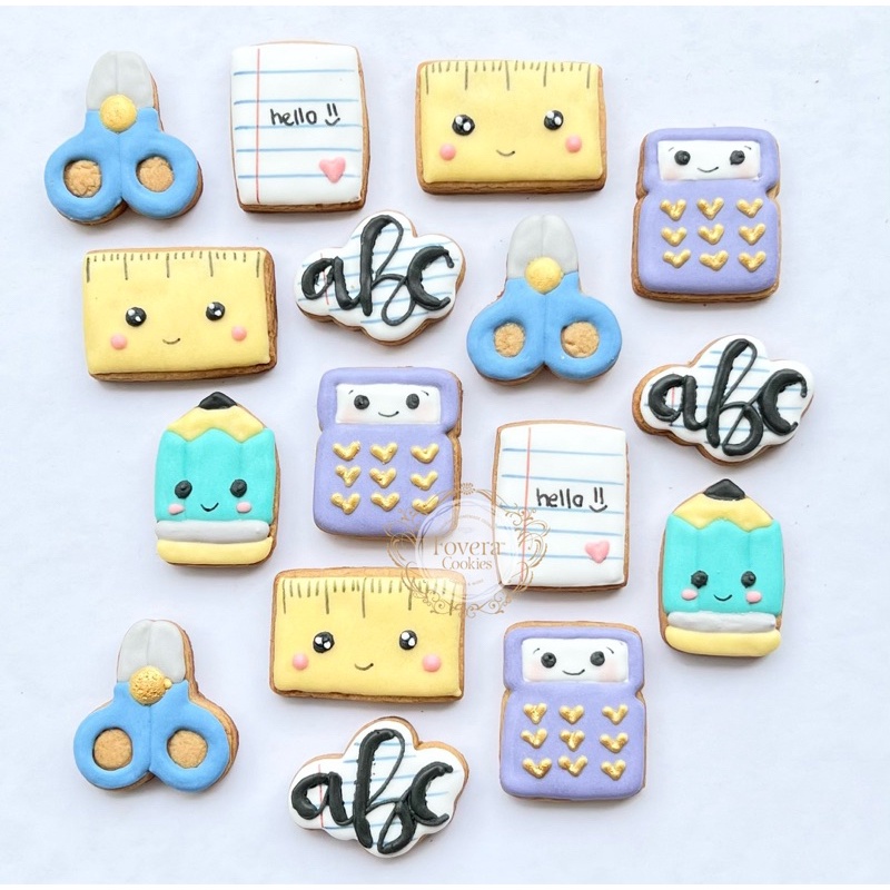 

Stationery Theme Cookies In Jar