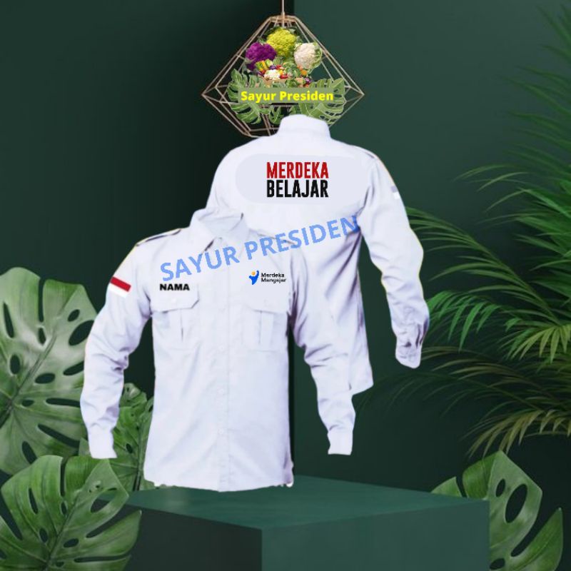 kemeja Merdeka mengajar Merdeka belajar pdh Merdeka mengajar Merdeka belajar Kemeja Merdeka belajar 