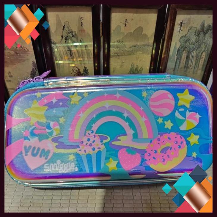 

[R28] KOTAK CASE PENSIL SMIGLE RAINBOW HEART ORIGINAL