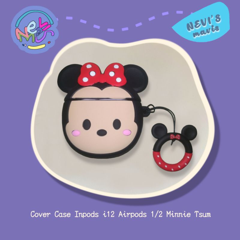 COVER CASE INPODS I12 AIRPODS 1 2 MINNIE TSUM