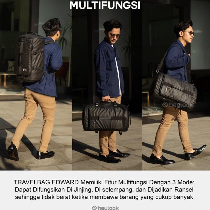 Tas Travel Bag Slingbag Duffle Bag Ransel Backpack Pakaian Mudik