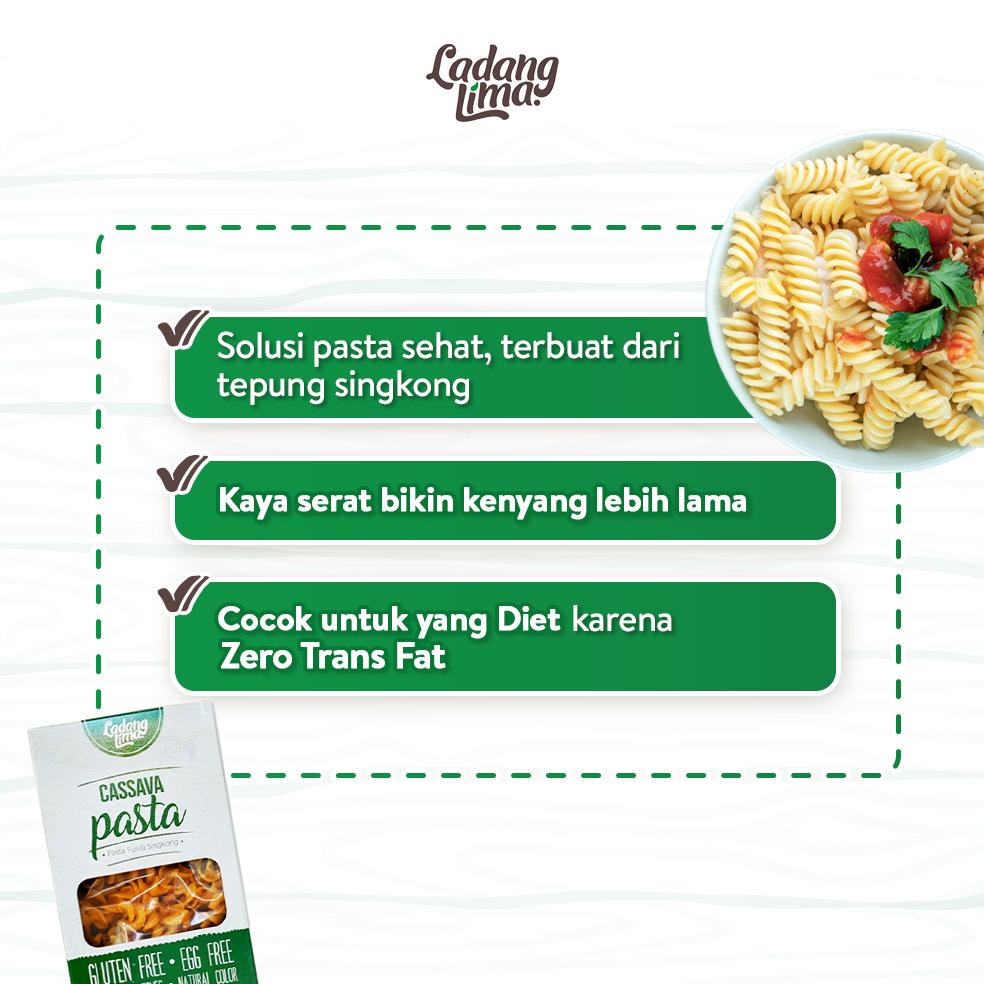 

| 5 pcs - pasta fusilli 100g gluten free ladang lima