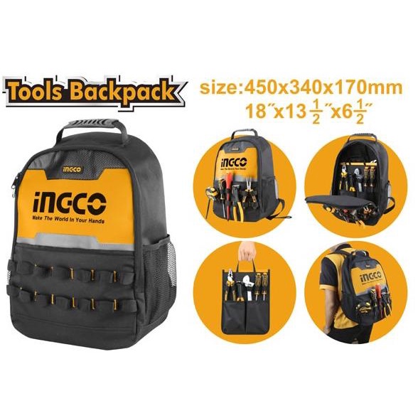 INGCO HBP0101 - TAS RANSEL PERKAKAS / BACKPACK TOOL BAG