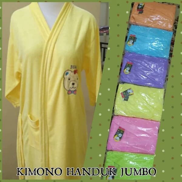 Kimono KIMONO HANDUK BAJU MANDI HANDUK KIMONO DEWASA JUMBO PROMO GROSIR MURAH(V6E5) BISA COD Handuk 