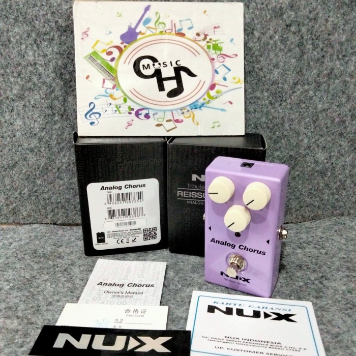 nux analog chorus efek gitar chorus