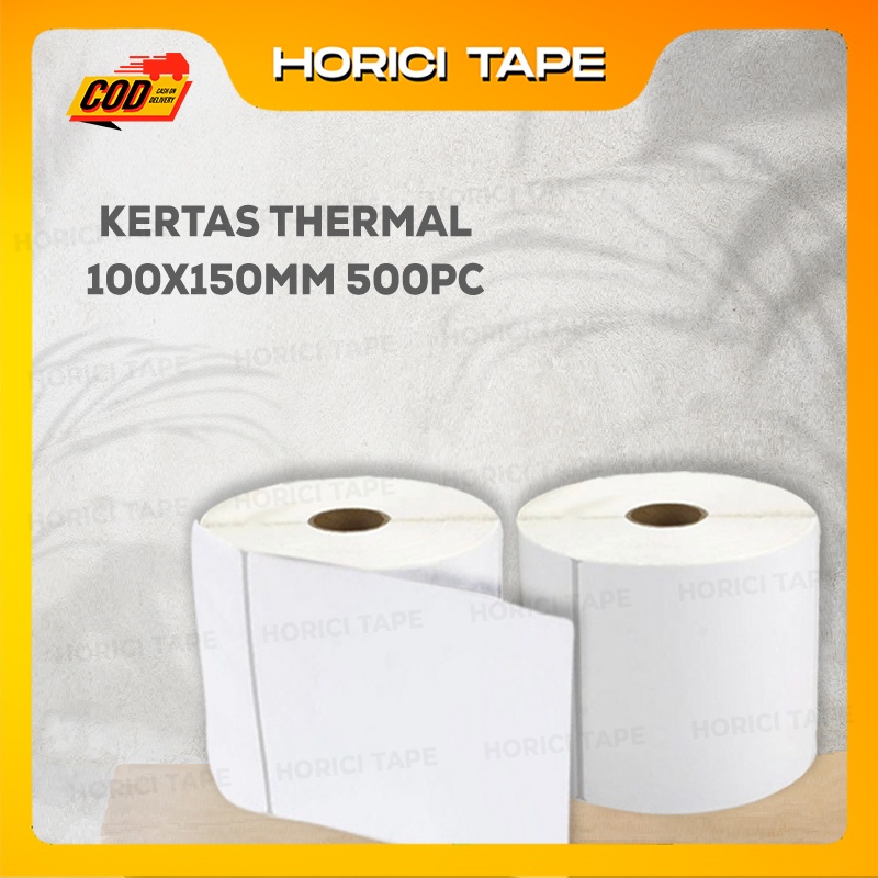 

HORICI Sticker Kertas Thermal Label 100 x 150 mm A6 Isi 500 Pcs